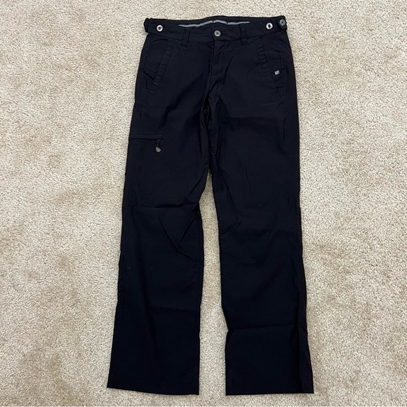 Eddie Bauer Sport Women Size 4 Black Pants Active Stretch Outdoor Hiking, - Picture 2 of 16